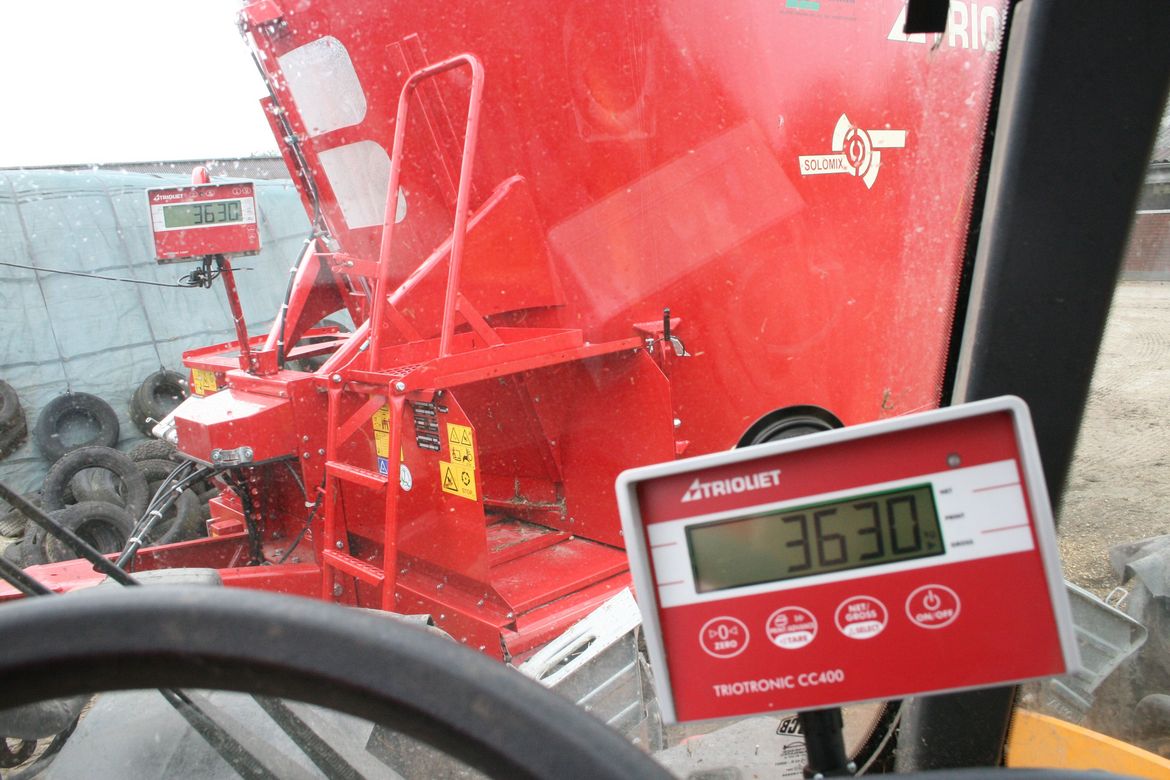 Trioliet Feed Application - Cab Control indicateur de pesage programmable Cab Control, inicateur système de pesage